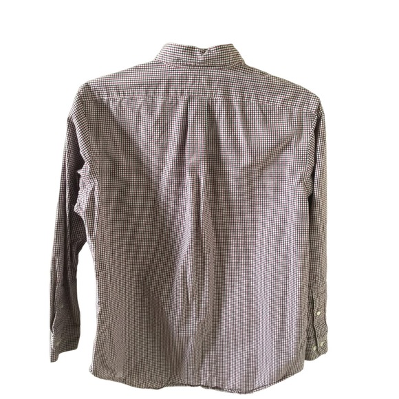 Ralph Lauren Classic Fit Red White Black Plaid L/S Shirt Sz 15 1/2 32/33 - Picture 2 of 3